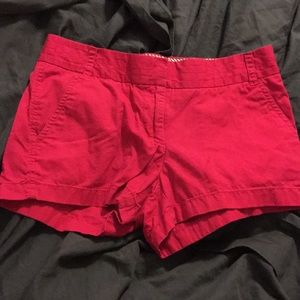 J. Crew pink Chino shorts